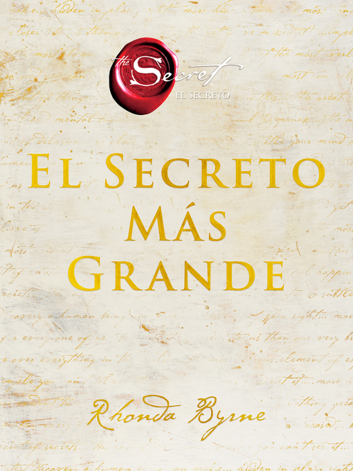 Title details for El Secreto MAs Grande (The Greatest Secret) by Rhonda Byrne - Available